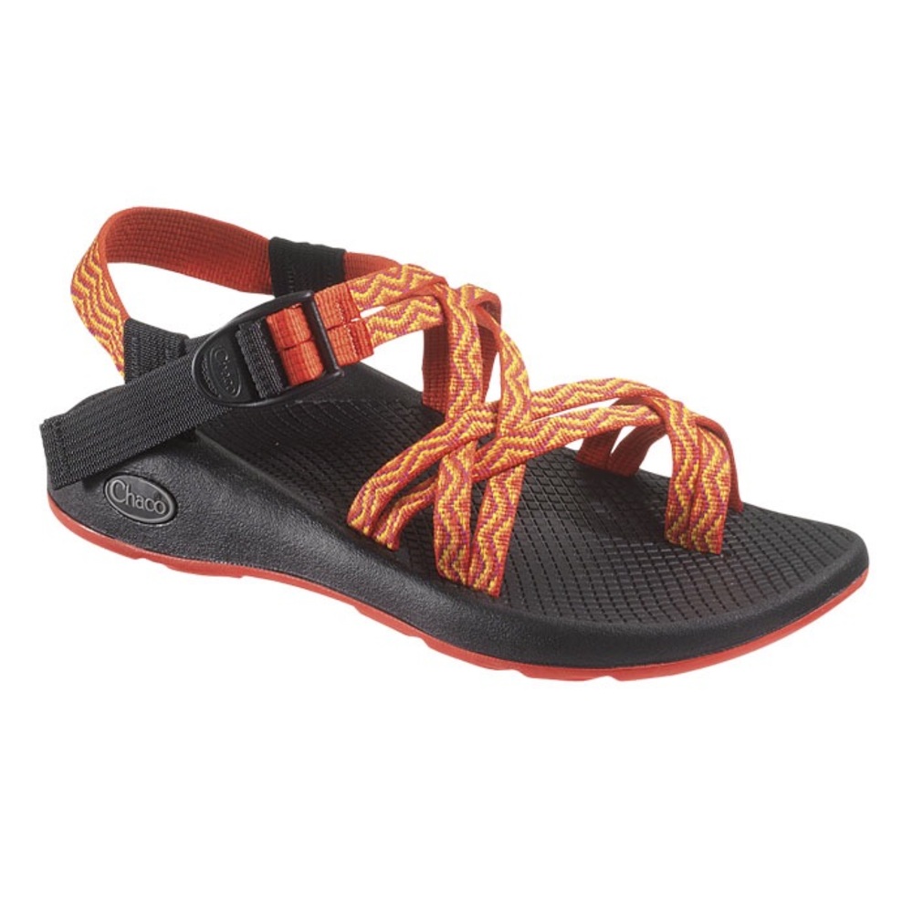 ** SOLD **✨Red & Orange Chacos✨